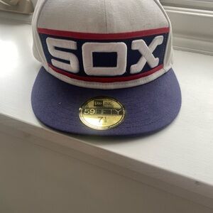 New Era Sox Cap with Blue and White Design